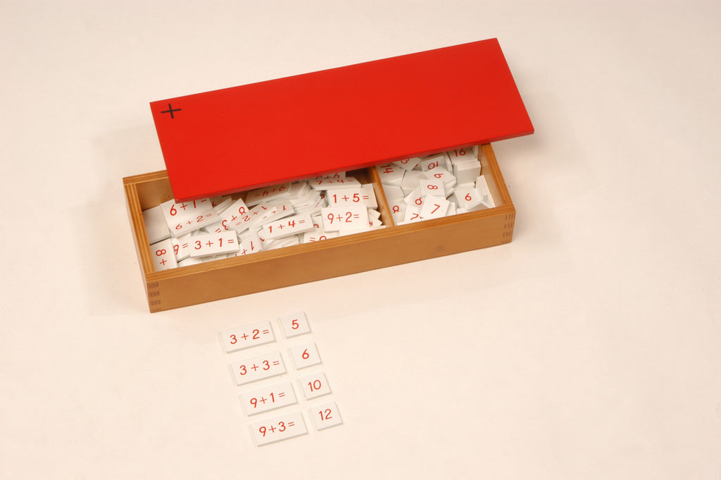 Alison's Montessori Materials, Imported, Mathematics, Premium Quality, Addition Equations and Sums Box