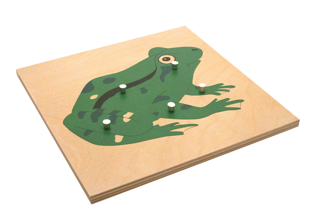 Alison's Montessori Materials, Imported, Botany, Premium Quality, Animal Puzzles - Frog