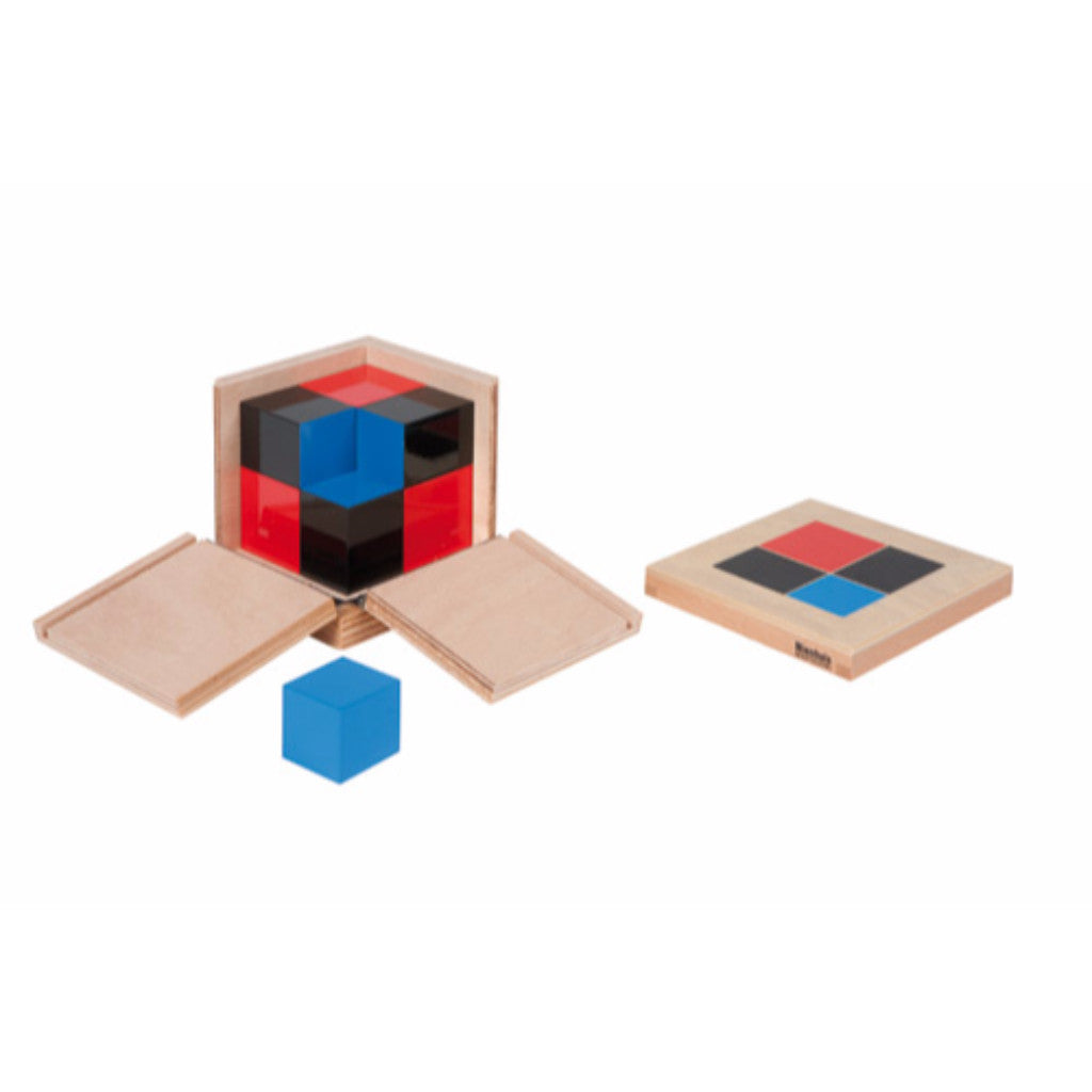 Alison's Montessori Materials, Imported, Mathematics, Premium Quality, Binomial Cube