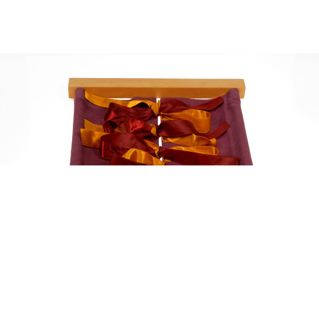 Alison's Montessori Materials, Imported, Practical Life, Premium Quality, Bow Tying Frame