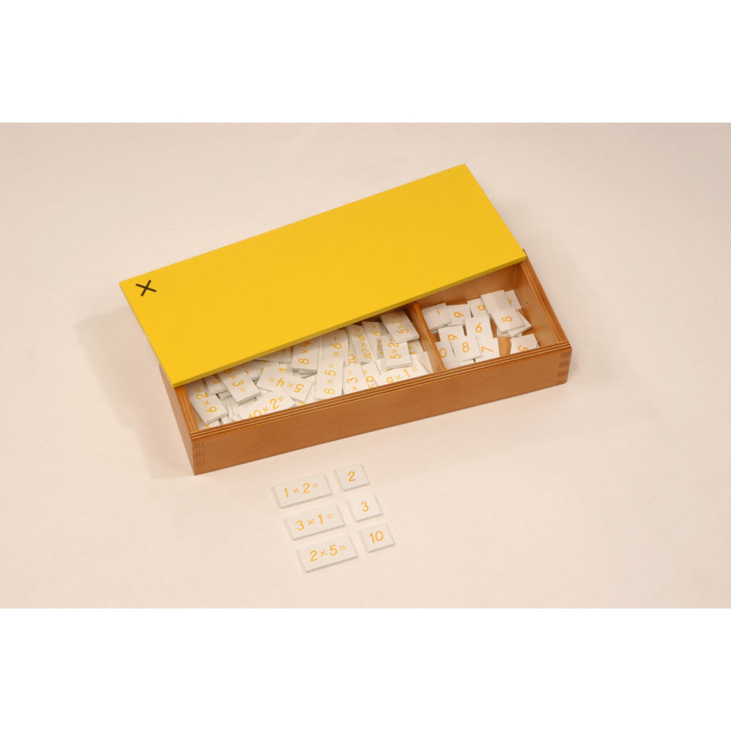 Alison's Montessori Materials, Imported, Mathematics, Premium Quality, Box of Multiplication Equations