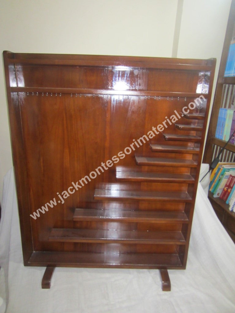 JACK Montessori Materials, Local, Mathematics, Premium Quality, Stand for Complete Bead Material