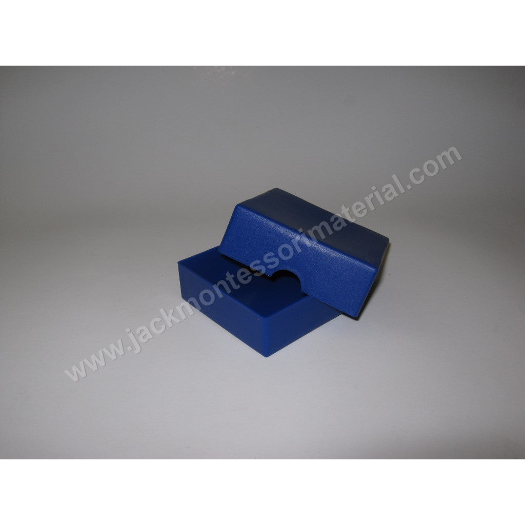 JACK Montessori Materials, Local, Language, Premium Quality, Plastic Box - Dark Blue (Adjective)