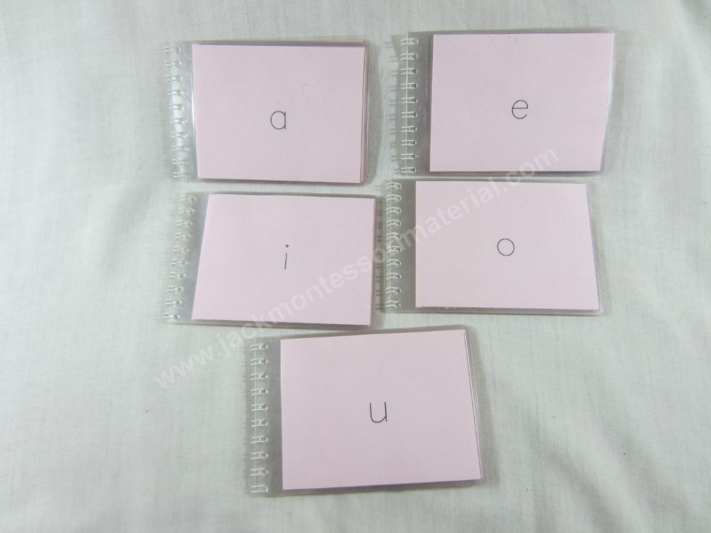 JACK Montessori Materials, Local, Language, Premium Quality, Pink Booklets (5)