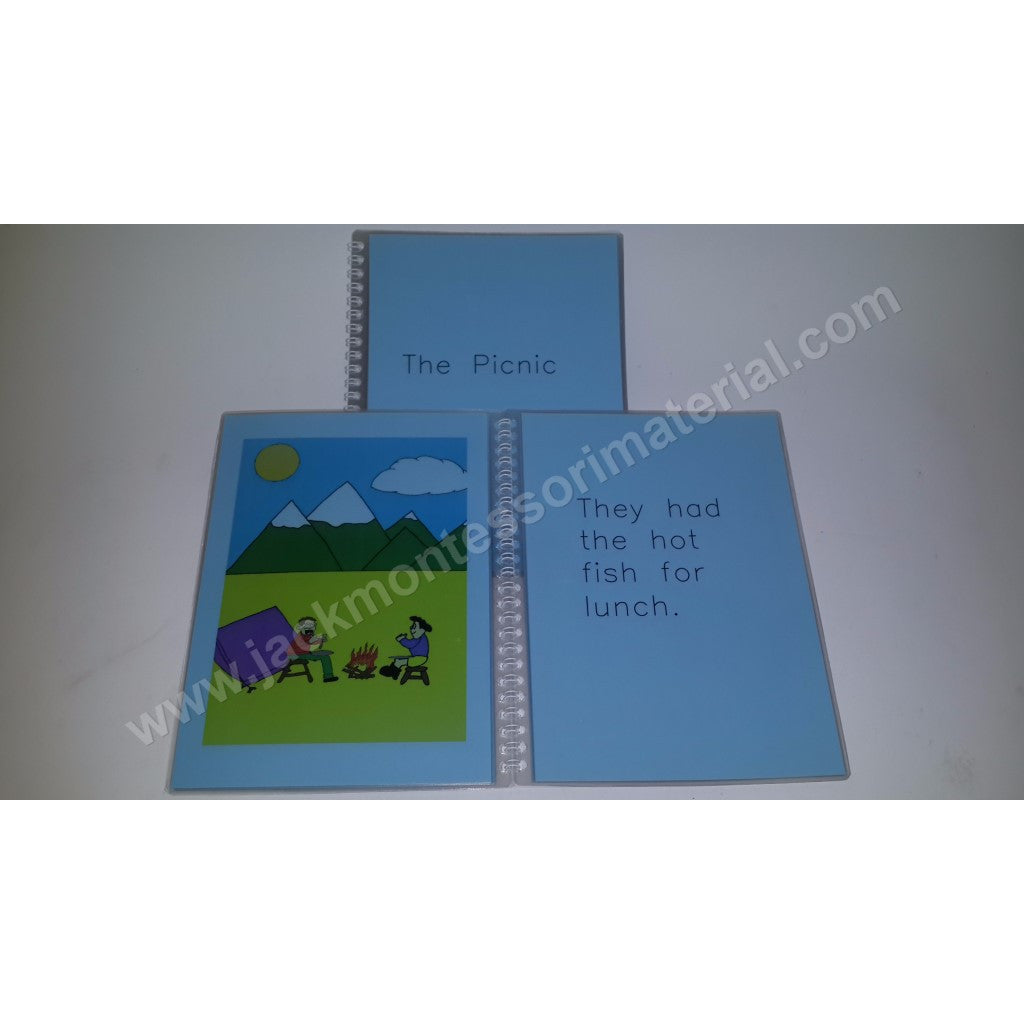 JACK Montessori Materials, Local, Language, Premium Quality, Blue books (2)