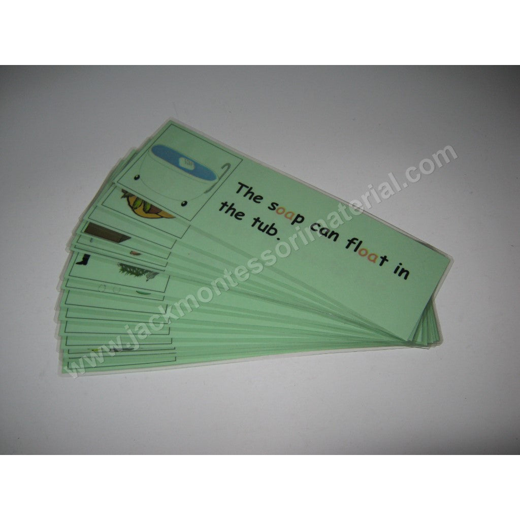 JACK Montessori Materials, Local, Language, Premium Quality, Green sentences (15)