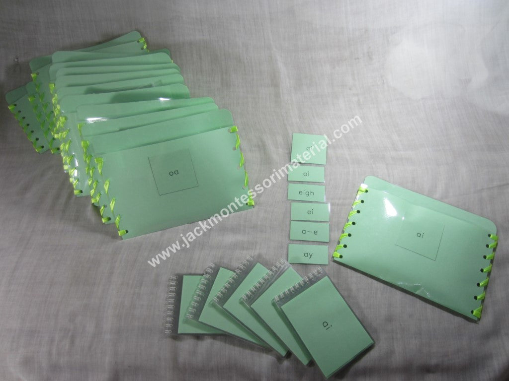 JACK Montessori Materials, Local, Language, Premium Quality, Green envelopes