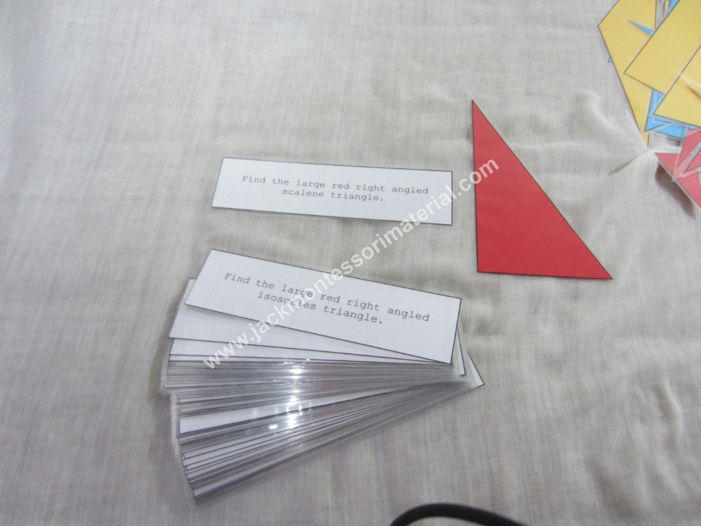 JACK Montessori Materials, Local, Language, Premium Quality, Detective Adjective Exercise Command Cards