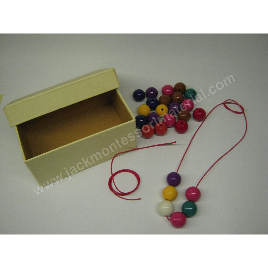 JACK Montessori Materials, Local, Practical Life, Premium Quality, Large Bead Threading Activity