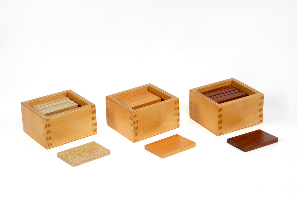 Alison's Montessori Materials, Imported, Sensorial, Premium Quality, Baric Tablets in three boxes