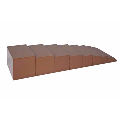 Alison's Montessori Materials, Imported, Sensorial, Premium Quality, Broad Stair