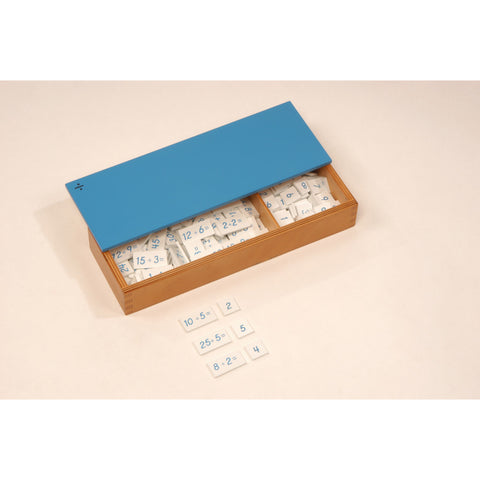 Alison's Montessori Materials, Imported, Mathematics, Premium Quality, Division Equations & Dividends Box