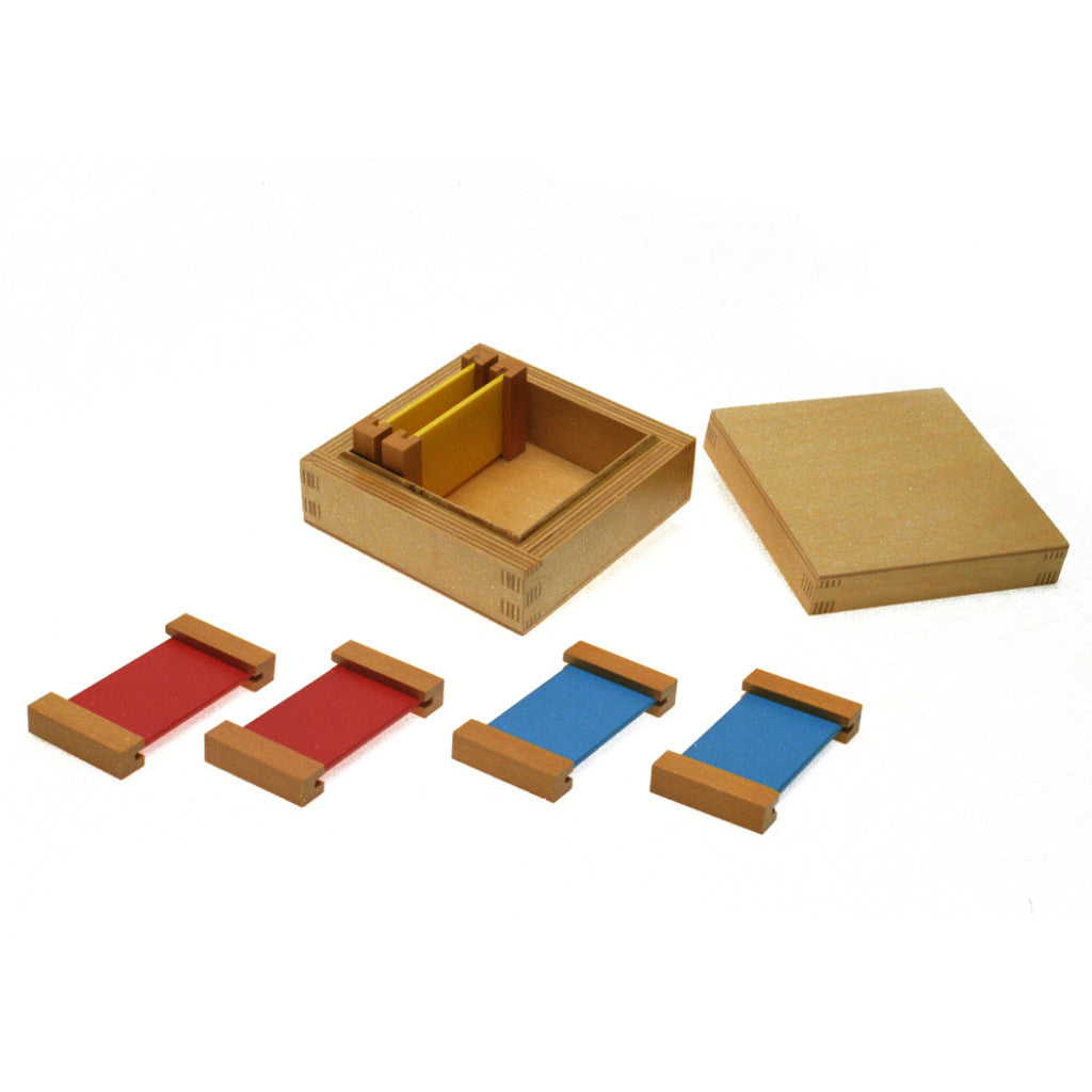 Alison's Montessori Materials, Imported, Sensorial, Premium Quality, First Box of Colour Tablets - 6 tablets