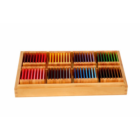 Alison's Montessori Materials, Imported, Sensorial, Premium Quality, Fourth Box of Colour Tablets    - 32 pairs