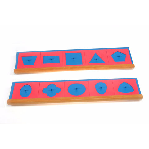 Alison's Montessori Materials, Imported, Language, Premium Quality, Metal Insets with 2 stands
