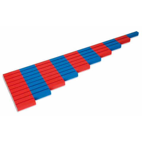 Alison's Montessori Materials, Imported, Mathematics, Premium Quality, Number Rods