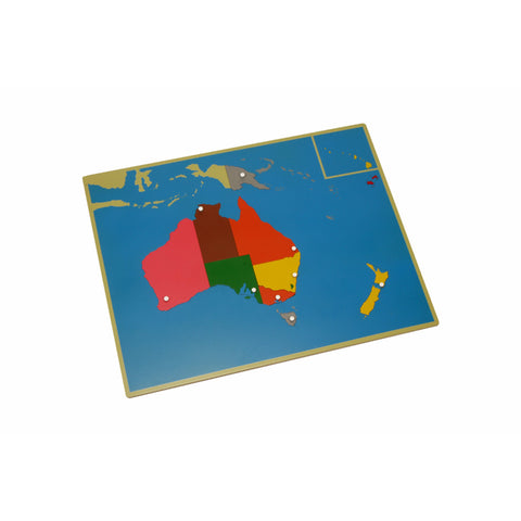 Alison's Montessori Materials, Imported, Geography, Premium Quality, Puzzle Map Australia
