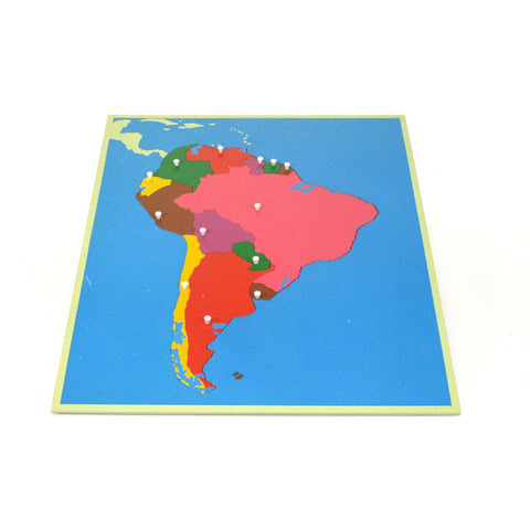 Alison's Montessori Materials, Imported, Geography, Premium Quality, Puzzle Map South America