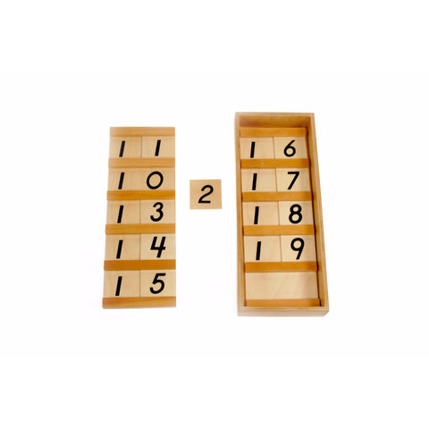 Alison's Montessori Materials, Imported, Mathematics, Premium Quality, Seguin Boards - Teen Boards in two boxes