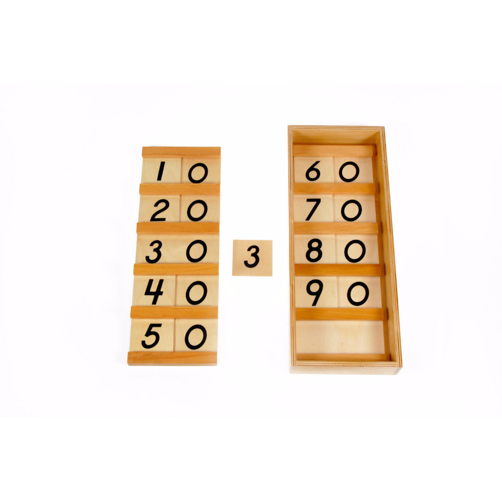 Alison's Montessori Materials, Imported, Mathematics, Premium Quality, Seguin Boards - Tens Boards  in two boxes
