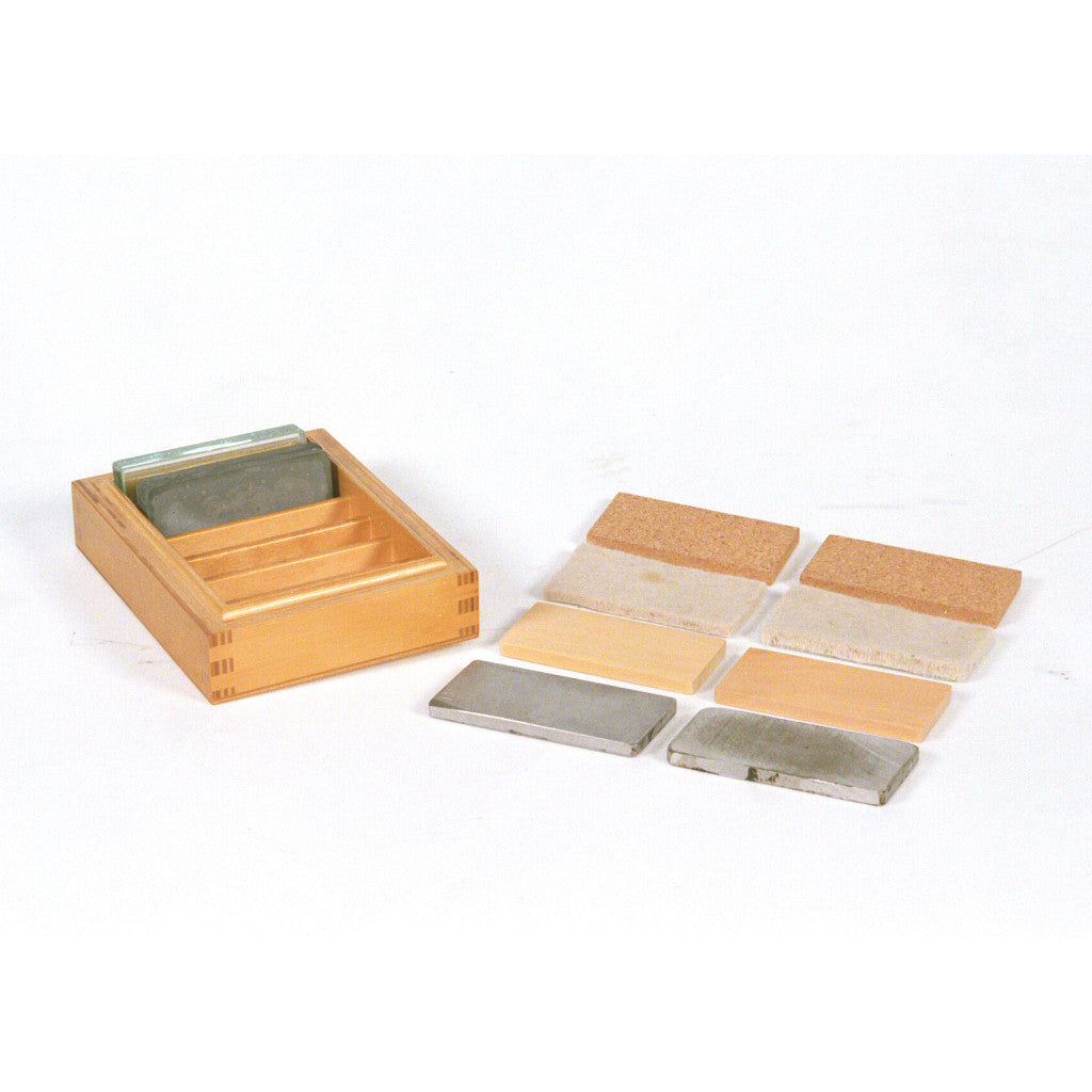 Alison's Montessori Materials, Imported, Sensorial, Premium Quality, Thermic Tablets in a partitioned box