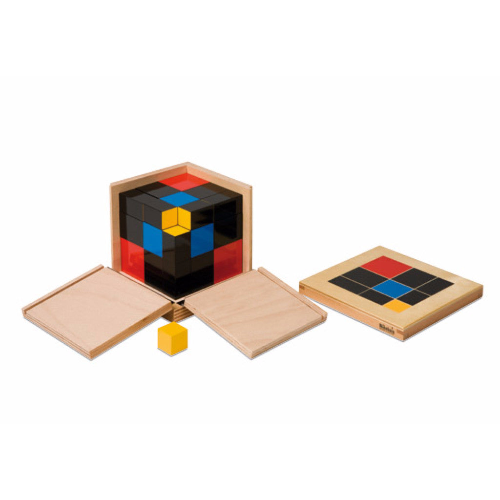 Alison's Montessori Materials, Imported, Mathematics, Premium Quality, Trinomial Cube