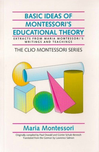 JACK Montessori Materials, Local, Book, Premium Quality, Basic Ideas of Montessori's Educational Theory