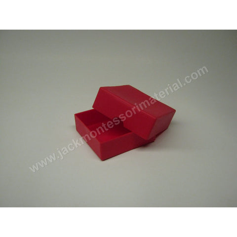 JACK Montessori Materials, Local, Language, Premium Quality, Plastic Box - Red