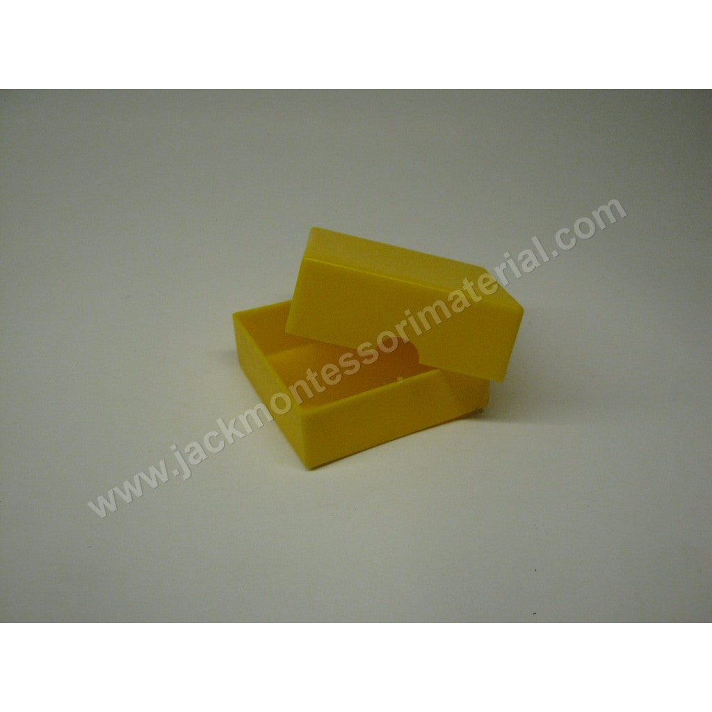 JACK Montessori Materials, Local, Language, Premium Quality, Plastic Box - Yellow