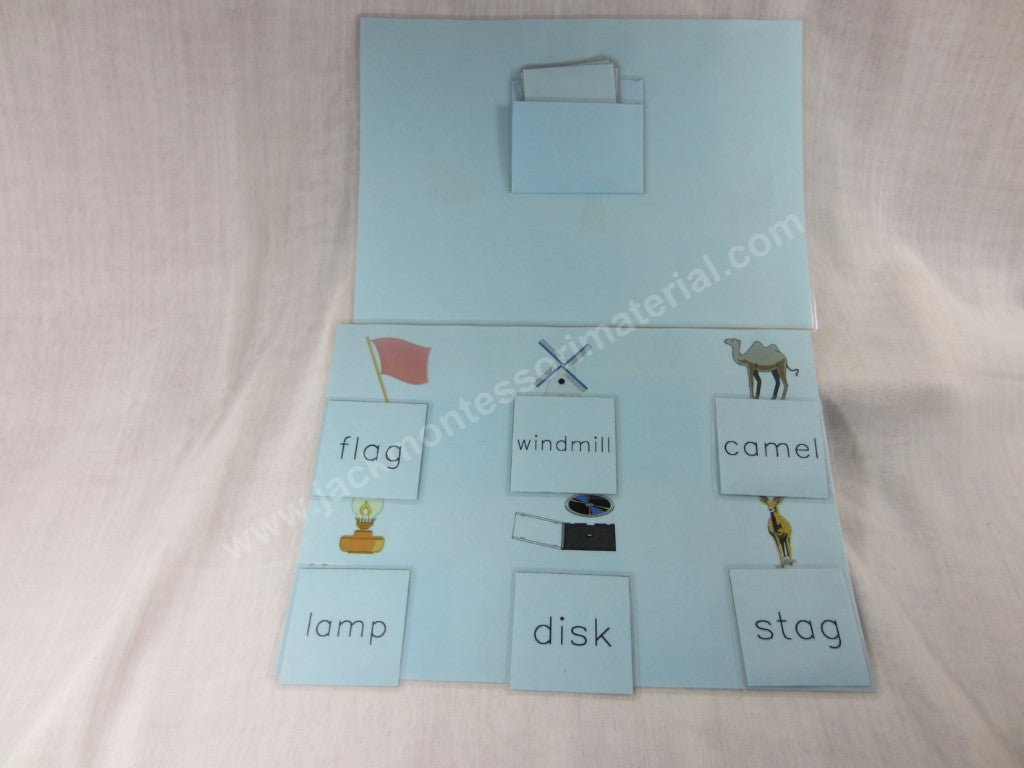 JACK Montessori Materials, Local, Language, Premium Quality, Blue picture cards (2)