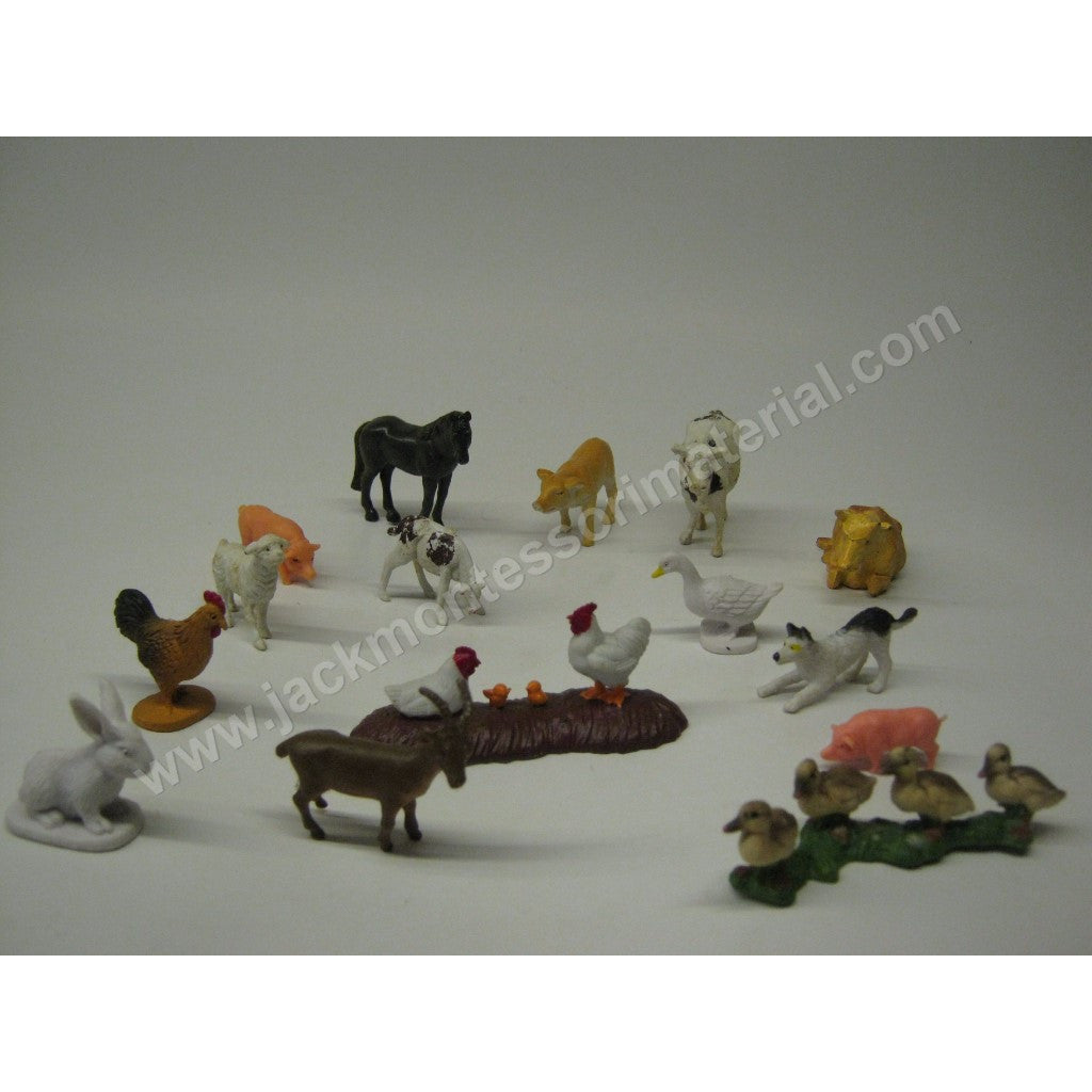 JACK Montessori Materials, Local, Language, Premium Quality, Small farm animals (price per animal)